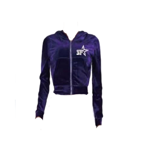 Purple Tracksuit Top