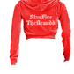 Red Tracksuit Top